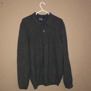 100% Lambswool Polo By Ralph Lauren Sweater